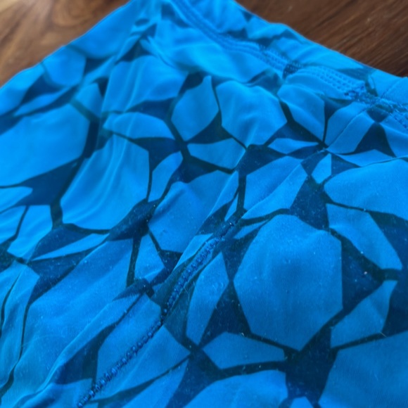 4/50% off | Athletic Geometric Blue Leggings - Picture 4 of 7